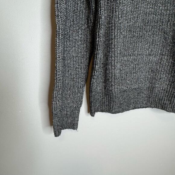 Alesbury Paxton Charcoal Ribbed 1/4 Zip Pullover Sweater NWOT Men’s Size Medium - Picture 4 of 8